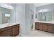 Double vanity bathroom with a spacious layout and plenty of counter space at 12232 Stuart Dr, Venice, FL 34293