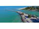 Aerial view of inlet with boats, cars, and shoreline at 1586 Monarch Dr # 1586, Venice, FL 34293