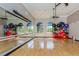 Fitness studio with barre, mirrors, and exercise balls at 277 Mestre Pl, North Venice, FL 34275