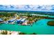 Aerial view of marina and boat storage facilities at 5 N Casey Key Rd, Osprey, FL 34229