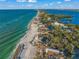 Beachfront home situated on the coast, with ocean view at 5 N Casey Key Rd, Osprey, FL 34229