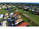 Aerial view of home on golf course community at 1342 Capri Isles Blvd # 14, Venice, FL 34292