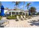 Resort-style pool with lounge chairs and umbrellas at 19256 Lappacio St, Venice, FL 34293