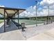 Two bocce ball courts with covered seating areas at 127 Nautical Dr, North Port, FL 34287