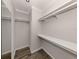 Large walk-in closet with double hanging rods and shelving at 127 Nautical Dr, North Port, FL 34287