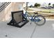 Bike rack with a blue bicycle parked at 231 Victoria Rd, Venice, FL 34293