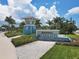 Beachwalk community entrance with fountain and signage at 25544 Royal Tern Ln, Englewood, FL 34223