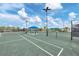 Newly renovated tennis courts available for residents at 25544 Royal Tern Ln, Englewood, FL 34223