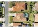 Aerial view of house with pool at 620 Lakescene Dr, Venice, FL 34293
