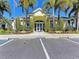 Community clubhouse with ample parking at 620 Lakescene Dr, Venice, FL 34293