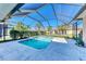 Refreshing pool with screened enclosure at 620 Lakescene Dr, Venice, FL 34293