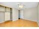 Bedroom with built-in shelving and drawers at 1323 Karen Dr, Venice, FL 34285