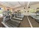 Modern gym with treadmills and other cardio equipment at 134 Savona Way, North Venice, FL 34275