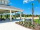 Community pavilion with picnic tables and playground at 21621 Winter Park Ct, Venice, FL 34293