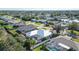 Aerial view showcasing home's location and neighborhood at 23442 Moreland Ave, Port Charlotte, FL 33954