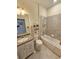 Bathroom features a single sink and a bathtub at 2501 Sherman Oak Dr, North Port, FL 34289