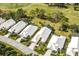 Aerial view of homes near golf course at 340 Bermuda Ct # 5, Venice, FL 34293