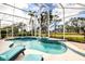 Large screened pool area with plenty of space at 340 Bermuda Ct # 5, Venice, FL 34293