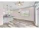 Modern kitchen with stainless steel appliances and an island at 4130 Rock Creek Dr, Port Charlotte, FL 33948