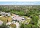 Bird's eye view of single Gathering home with pool and fenced backyard at 5296 Rolla Rd, Venice, FL 34293