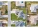 Bird's-eye view of house and neighborhood at 5298 Drew Rd, Venice, FL 34293