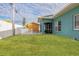 Spacious backyard with deck and storage shed at 5298 Drew Rd, Venice, FL 34293