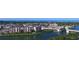 Aerial view of Venice, Florida, showing waterfront property and bridge at 589 Pond Willow Ln, Venice, FL 34292