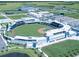 Aerial view of a minor league baseball stadium at 589 Pond Willow Ln, Venice, FL 34292