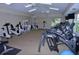 Well-equipped fitness center with various exercise machines at 589 Pond Willow Ln, Venice, FL 34292