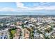 Aerial view of coastline and neighborhood at 121 Amora Ave, Venice, FL 34285
