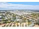 Aerial view of houses and neighborhood at 121 Amora Ave, Venice, FL 34285