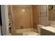 Clean bathroom with shower/tub combo and vanity at 1739 Bonitas Cir # 1724C, Venice, FL 34293