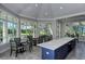 Community kitchen with island and breakfast bar at 21042 Anclote Ct, Venice, FL 34293