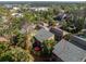 Aerial view of condo building with private patio at 752 Pine Run Dr, Osprey, FL 34229