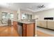 Kitchen with stainless steel appliances and granite countertops at 115 Avalini Way, North Venice, FL 34275
