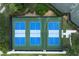 Three community pickleball courts at 115 Avalini Way, North Venice, FL 34275