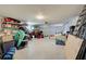 Spacious garage with ample storage and room for vehicles at 1358 Leawood Rd, Englewood, FL 34223