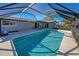 Screened-in pool area, perfect for relaxation at 1358 Leawood Rd, Englewood, FL 34223