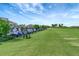 Golf carts parked on the course at 17108 Vardon Ter # 308, Bradenton, FL 34211