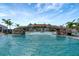 Stunning pool with a rock waterfall feature at 17108 Vardon Ter # 308, Bradenton, FL 34211