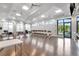 Cycling studio with multiple bikes and large windows at 17108 Vardon Ter # 308, Bradenton, FL 34211