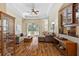 Bright and spacious living area with hardwood floors at 19718 Cobblestone Cir, Venice, FL 34292