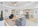 Spacious living area with open concept kitchen view at 232 Benedetto Ct, Nokomis, FL 34275