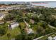 Aerial view of a single Gathering home with a pool, located near Sunseeker Resort at 4533 Church St, Punta Gorda, FL 33980