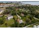 Aerial view of property, showcasing surrounding houses and green spaces at 4533 Church St, Punta Gorda, FL 33980