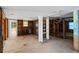 Renovation project: Interior features exposed framing and unfinished flooring at 4533 Church St, Punta Gorda, FL 33980
