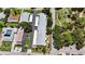 Complex aerial view, showing building and parking at 509 Parkdale Mews # 509, Venice, FL 34285