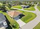 Single story house with a large backyard and pool at 9325 Crugar Ter, Englewood, FL 34224
