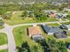 Two homes with pools, on corner lots, aerial view at 9325 Crugar Ter, Englewood, FL 34224