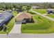 Bird's-eye view of a single story home, showcasing the property's curb appeal at 9325 Crugar Ter, Englewood, FL 34224